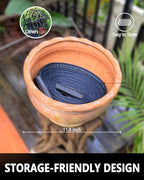 Flexible 25FT Garden Hose & Garden Hose Nozzle 10 Spray Patterns Water Sprayer Nozzle - Image 7