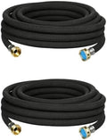 AMRITA Soaker Hose 5/8" 25FT 2 Pack Garden Drip Hoses Aluminum Couplings by AMRITA