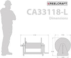 Reelcraft CA33118-L - 3/4" x 175 ft. 1000 psi, Hand Crank Hose Reel - Image 2