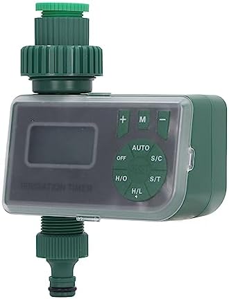 Smart Irrigation Timer with LCD Screen, Automatic Watering Timer for Garden Hose, Programmable Watering Controller with Delay and Manual Mode for Outdoor Use - Image 4