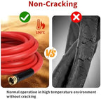 Garden Hose 20ft x 3/4” Hot/Cold Water Hose, -50°F to 190°F, Red - Image 5