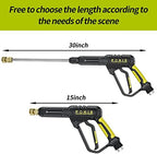 Pressure Washer Gun and Hose 3600 PSI, 3/8" Quick Connect - Image 2