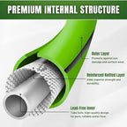 50ft Garden Hose 5/8”, Flexible Water Hose with Swivel Grip, Kink Resistant and Leakproof Brass Fittings for Lawn, Garden & Car Wash (50 Feet) - Image 5