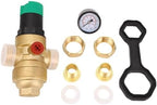 Water Pressure Regulator, 40 Microns Filter Drinking Water Pressure Regulator with Meter, Brass for Homes, Gardens, Buildings & Factories (1/2 inch (DN15)) - Image 6