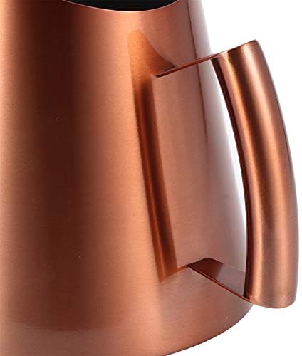 Headerbs Watering Can Stainless Steel Watering Pot 900ml Long Narrow Spout Sanded Finish Ergonomic Handle for Indoor Plants Bonsai Flowers Houseplants Gardening (Large) - Image 3