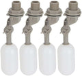 4 Pcs 1/2" Automatic Water Float Shut-Off Valve Quick Connector – Tank Overfill Stop by Unknown