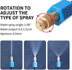 Outdoor Misting Cooling System Kit with 24v Silent Pump & Adjustable Nozzles & Flexible Misting Line & Filter, Patio Misters Mister System Drip Irrigation System for Outs(Size:20m Tube + 20 nozzles) - Image 2
