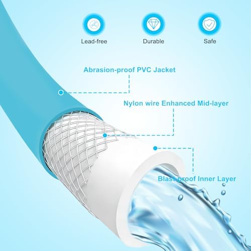Nilight RV Water Hose 100FT Garden Drinking Hoses with Storage Bag - Image 2