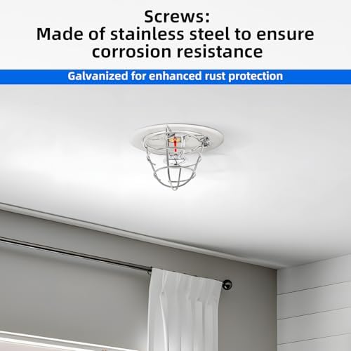 10 Pack 1/2" Fire Sprinkler Head Guard Cage Protector Cover Fire Extinguishing System Sprinkler Protective Bracket - Image 3