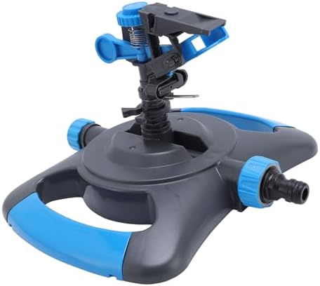 Garden Sprinkler Automatic 360 Degree Rotation Lawn Sprinkler Large Area Coverage Multipurpose for Yard Plant Irrigation Rocker Arm Nozzle - Image 4