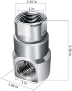 3/4 Inch FXF Heavy Duty Hose Reel Swivel with Grease Zerk - Hose Reel Parts Fitting for Multi-Use Scenarios - Ideal for Home and Industrial Steel Hose Reels - Genuine Super Swivel - Image 5