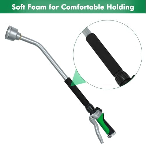 RESTMO 24 Inches Long Watering Wand for Garden Hose, Full Shower Spray Wand - Image 3