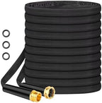 SagaSave 50FT Non-Expanding Garden Hose, Light & Flexible Water Hose - Burst-Resistant, Kink-Free, High-Pressure, All-Weather Use for Lawns, Gardens, and Outdoor Cleaning by Unknown