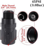 15-45psi Water Pressure Regulator Drip Valve 3/4 Inch Bsp Thread Garden Agriculture Irrigation Reducing(45PSI (3.0Bar)) - Image 2