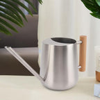Watering Can Indoor Plants, Stainless Steel Watering Can Pot, Garden Watering Can with Long Spout for Indoor House Plants Bonsai (Stainless Steel Color) - Image 6