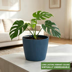 Dexceder 9x8 Self Watering Planters Indoor (2 Pack, Deep Blue) - Image 6
