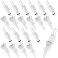 Chunful 20 Pcs 3/16" Quick Disconnect Connect Hose Barb Insert Fittings Plastic Male Female Coupling Connector 10 Female and 10 Male Connectors by Chunful