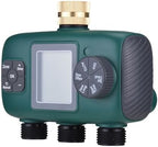 Haofy Brass Sprinkler Timer Programmable Water Timer with 3 Independent Programs Rain Delay Up to 15 Days Lock Feature for Yard Lawn Garden Flower Bed Vegetable Patch Soaker Hose (US Plug) - Image 3