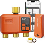 WiFi Sprinkler Timer 3 Zone, Smart Water Timer with Brass Inlet & Outlet by XinFutureSprinklerTimer
