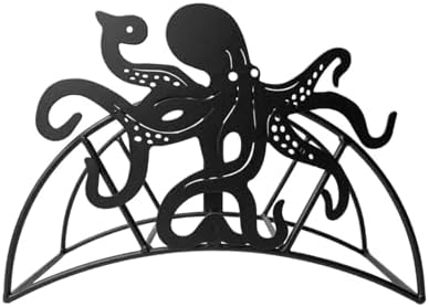 Octopus Hose Hanger Metal Wall Mount Heavy Duty 125'5/8" Garden Hose Holder by Unknown