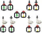360 Degree Rotating Mist Nozzle Garden Sprinkler Refraction 100 Pack - Image 2