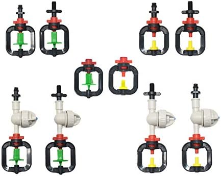 360 Degree Rotating Mist Nozzle Garden Sprinkler Refraction 100 Pack - Image 2
