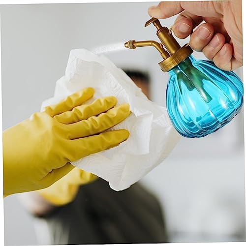 Vintage Glass Spray Bottle 2 Pack for Flowers and Vegetables Blue - Image 6