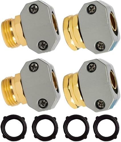 Hourleey Garden Hose Repair Kit + Garden Hose Quick Connector Kit - Image 2