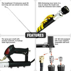 JANZ 25 FT Pressure Washer Telescoping Wand with Extension Wands - Image 3