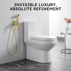 Arofa Built-in Hot and Cold Bidet Sprayer, Hands-Free Control, Brushed Gold - Image 7