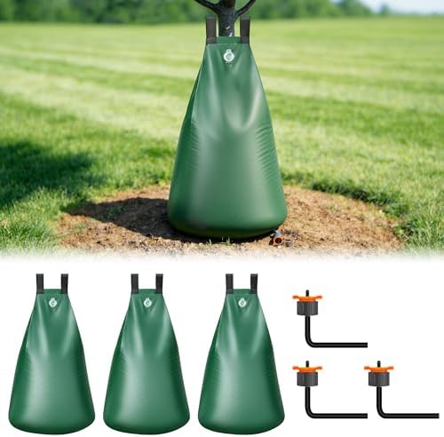HIRALIY 20 Gallon Tree Watering Bag, 3 Pack, Slow Release 1-5 Days by HIRALIY