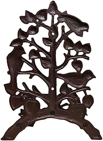 Garden Hose Holder Cast Iron Heavy Duty Water Hose Hanger, Outside Wall Mount, Solid Metal Decorative Rack/Organizer/Stand, Easy to Install, Hold Up to 50/75/100 ft (Hose holder - Hummingbird) - Image 4