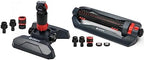 Eden 94124 Multi Pattern Turbo Gear Drive Sprinkler Plus Misting System & Turbo Oscillating Sprinkler for Large Yard and Lawn W/Quick Connector Starter Set 96212 Covers up to 4,499 sq. ft. by Unknown