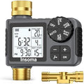 Water Timer for Garden Hose with 100% Metal Pipe, Programmable Sprinkler Controller for Garden Faucet with Auto/Manual/Rain Delay Mode, Irrigation Timers for Lawn, Yard, Outdoor Plants by Insoma