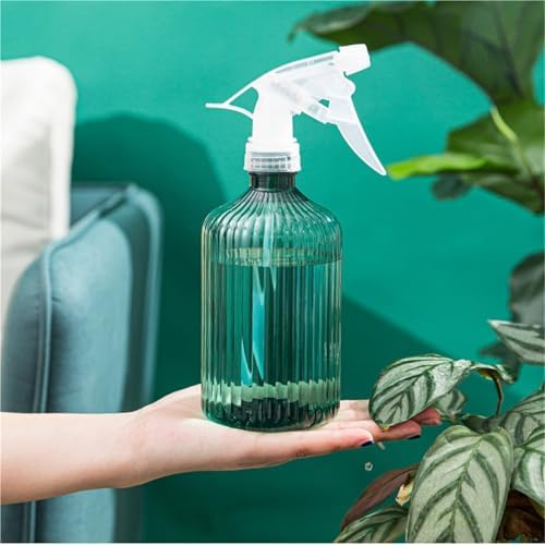KeuLen Empty Spray Bottle,500 ML Gardening Plant Flower Watering Can Irrigation Sprayer Indoor Household Cleaning(Green) - Image 6