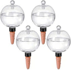 EX-Large Plant Watering Globes with Cover 26oz Top Fill Plastic Water Bulbs Self Watering Planter Inser, Slow Release Terracott, Plant Watering Devices for Plants, 4 Pack by Unknown