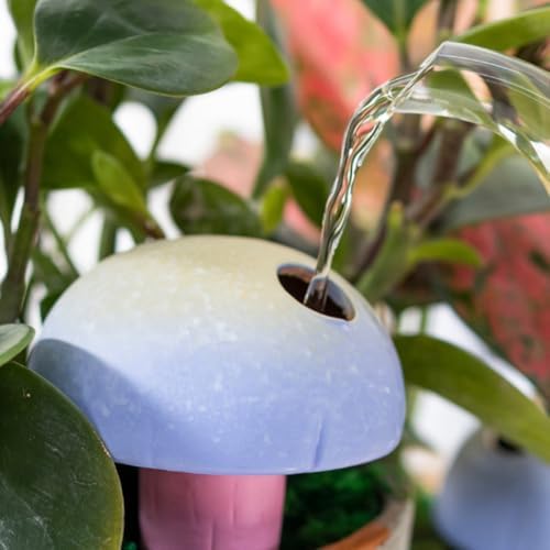 4pcs Pink Self Watering Stake for Patio and Hanging Plants Indoor - Image 6