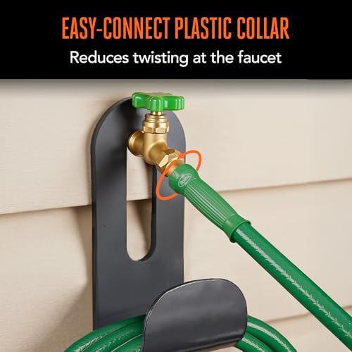 Scotts 50 ft. Heavy Duty Garden Hose – 5/8 in. Diameter, 4-Ply, 400 PSI High-Pressure, Easy-to-Coil Water Hose with Crush-Resistant Couplings and Twist-Resistant Collar for Lawn and Garden - Image 5