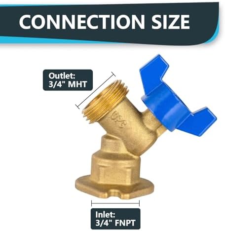 20Pack Seelink 3/4" FIP x 3/4" MHT Hose Bibb Valve - Image 2