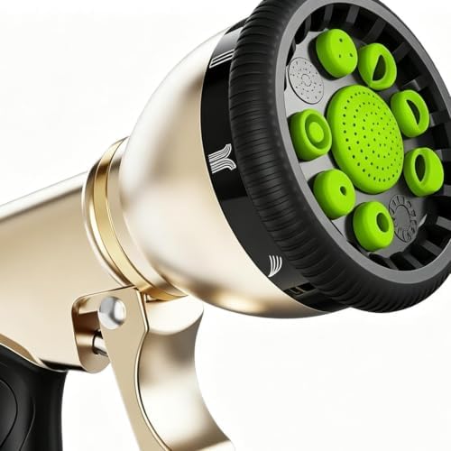 High Pressure Garden Hose Nozzle - 9-Modes Automotive Portable Sprayer - Image 7