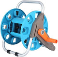 FLEXMAN Water Hose Reel Cart, G1/2 Zero Rust Upright Hose Reel, Heavy Duty Gardening Waterpipe Cart, Multi Purpose Steel Garden Floor Mount Hose Reel for 30M Hose by flexman