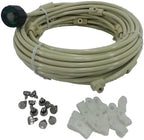 Patio Misting System-Patio Misting Kit- 4 Brass/Stainless Steel Nozzle Kit- Outdoor Cooling Kit - Low Pressure Misting System - Easy to Install - A DIY Misting Kit by Mistcooling