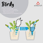 Scheurich Bördy XXL Plastic Water Reservoir, Colour: Bördy XXL, Green, 13.7 cm Width, 11 cm Depth, 33 cm High, 1 Litre Vol. - Image 3