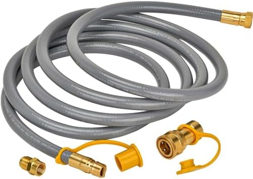 onlyfire 12Ft 1/2 inch ID Natural Gas Hose with Connect Fittings Assembly - Image 3