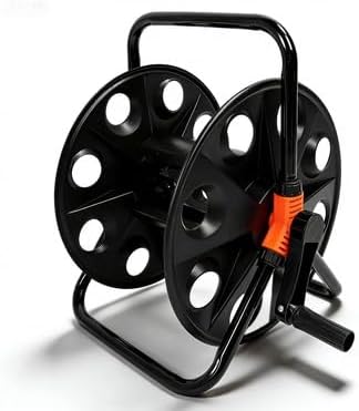 Hose Reel Cart for Garden Lawn, Hold Up to 164ft. of 1/2in Hose, Portable Outdoor Floor Stable Water Pipe Holder Freestanding, Garden Hose Reel for Outside, Irrigation by SENECESLI