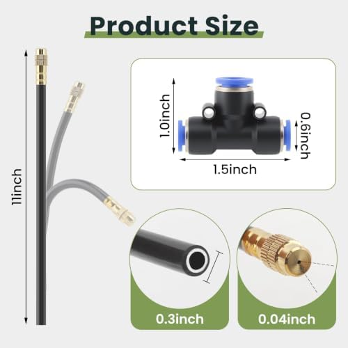 200 Ft Drip Irrigation System with Smart Water Timer (Double Tube) - Image 6