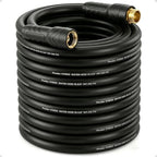 Garden Hose 100ft x 5/8", NON-EXPANDABLE Heavy Duty Premium Flexible Hose by PUUKU