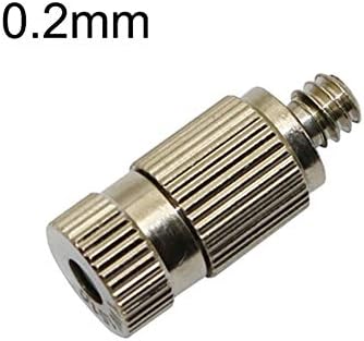 Garden Sprinkler Watering Sprayer 0.1~0.5mm High Pressure Mist Nozzle Greenhouse Sprinkler Irrigation Plant Cooling Systeem Stainless Steel Spray Nozzle (Color : 0.2 mm mist) - Image 3