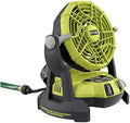 RYOBI 18-Volt ONE 2-Speed Bucket Top Misting Fan (Tool Only) by RYOBI
