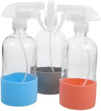 Levemolo 3pcs Slip Spray Bottle Glass Fine Mist Reusable for Plant Watering Car Cleaning by levemolo